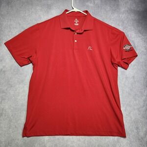 Rhoback XL Red Polo‎ Shirt Bosworth Steel Erectors Logo Golf Activewear